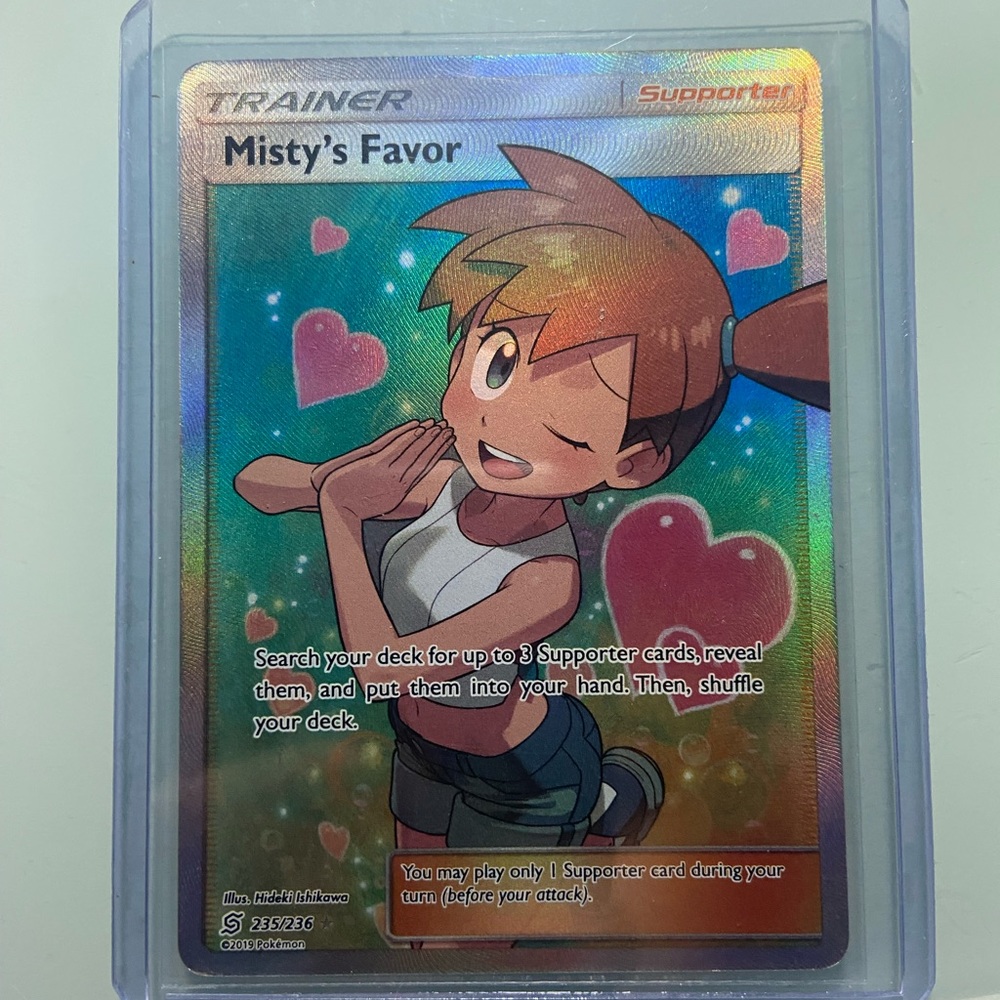 Pokémon Sun & Moon - Unified Minds Misty's Favor Full Art 235/236 Mint